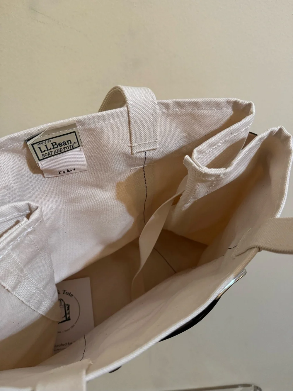 Tibi x L.L. Bean The Re-Imagined Boat and Tote Bag Natural